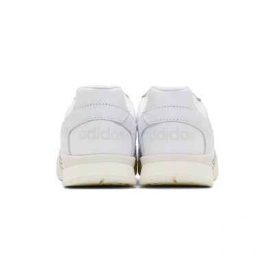 Shop Adidas Originals White And Off-white Ar Trainer Sneakers