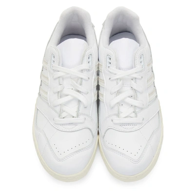 Shop Adidas Originals White And Off-white Ar Trainer Sneakers