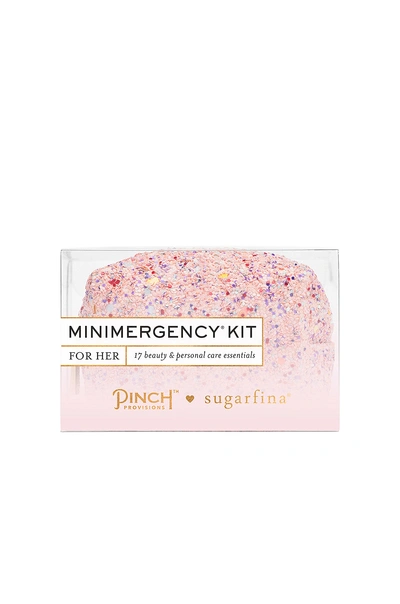Shop Pinch Provisions X Sugarfina Minimergency Kit In Pink Multi Glitter