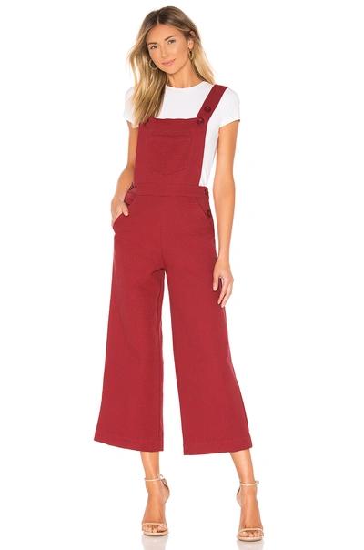 Shop Rachel Pally Odessa Overall In Red. In Pomegranate