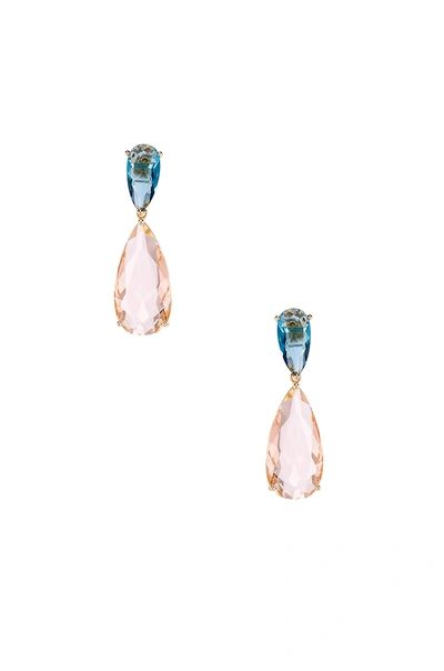 Shop Amber Sceats Gem Earrings In Blush & Blue