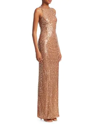 sequin bodycon gown