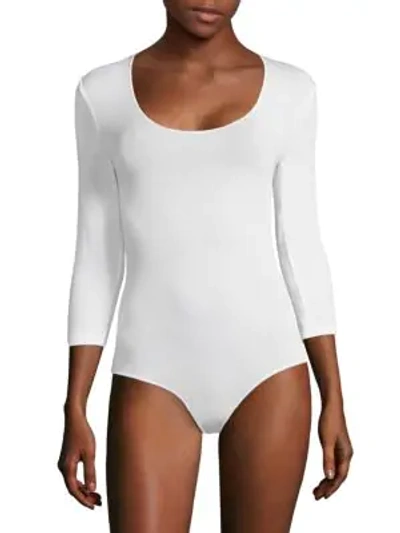 Wolford Tokio String Long Sleeve Body In White