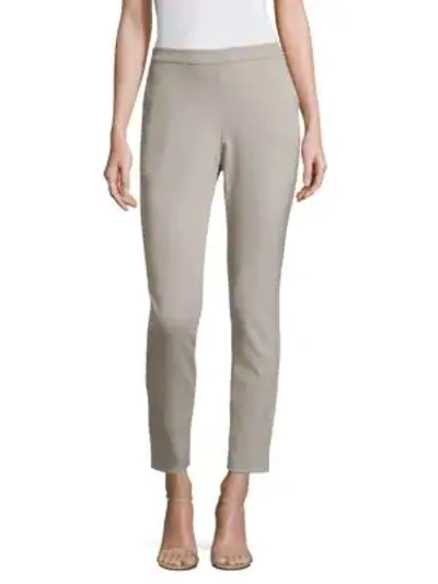 Shop Lafayette 148 Acclaimed Stretch Murray Cropped Pant In Partridge