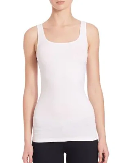 Shop Theory Women's Len Tubular Stretch Jersey Tank Top In White