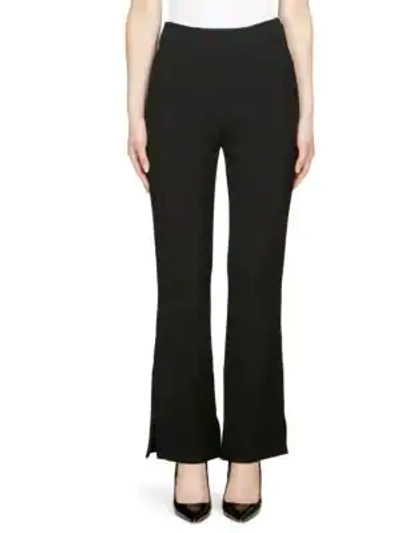 Shop Roland Mouret Goswell Crepe Skinny Trousers In Black