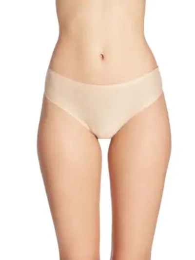 Shop Chantelle Women's Soft Stretch Seamless Low Rise Bikini Briefs In Nude