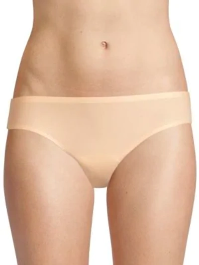 Shop Chantelle Women's Soft Stretch Seamless Low Rise Bikini Briefs In Nude Blush