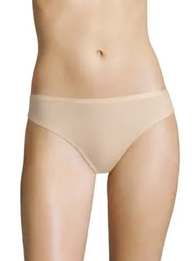 Shop Chantelle Women's Soft Stretch Seamless Regular Rise Thong In Nude