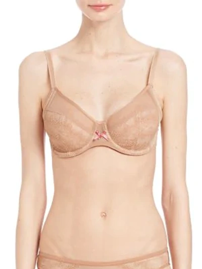 Shop Chantelle Women's Revele Moi Perfect Fit Underwire Bra In Nude