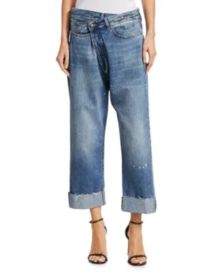 Shop R13 Crossover Jeans In Jasper