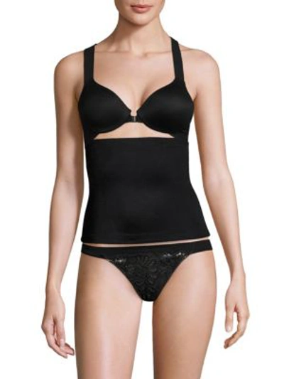 Shop Spanx Cling-free Waist Cincher In Very Black