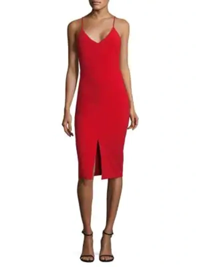 Shop Likely Women's Brooklyn Sheath Dress In Scarlet