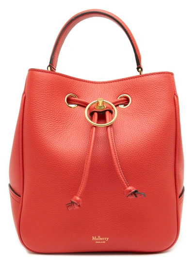 Shop Mulberry Hampstead Bag In Red