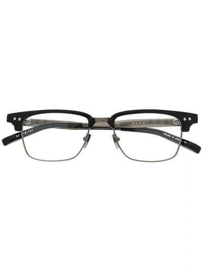 Shop Dita Eyewear Wayfarer-framed Glasses In Black