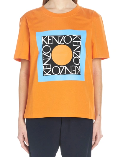 Shop Kenzo T-shirt In Orange