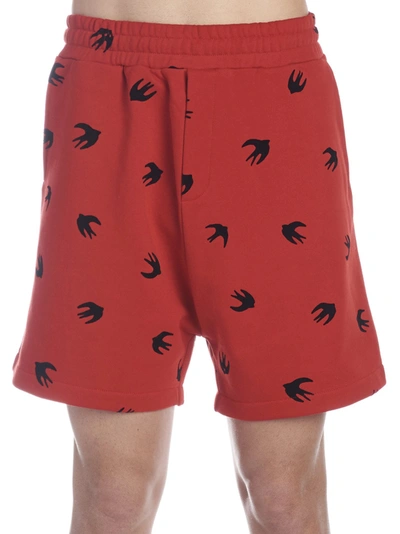 Shop Mcq By Alexander Mcqueen Mcq Alexander Mcqueen 'swallow' Short In Red