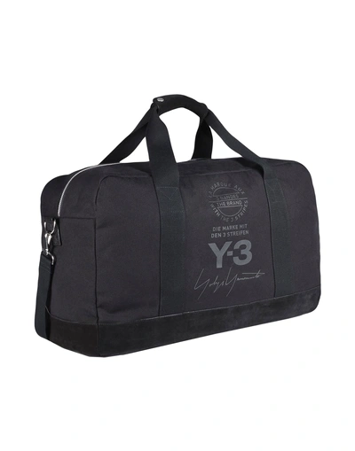 Shop Y-3 Travel & Duffel Bag In Black