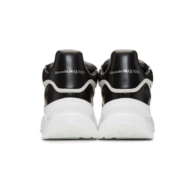 Shop Alexander Mcqueen Black And White Oversized Sneakers In 1006 Blkwht