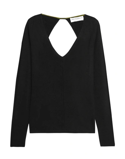 Shop Amanda Wakeley Sweaters In Black