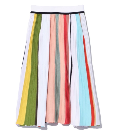 Shop Missoni Short A-line Skirt In Multi Stripe