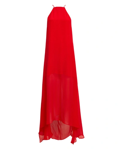 Shop Alexandra Miro Sofia Red Maxi Dress