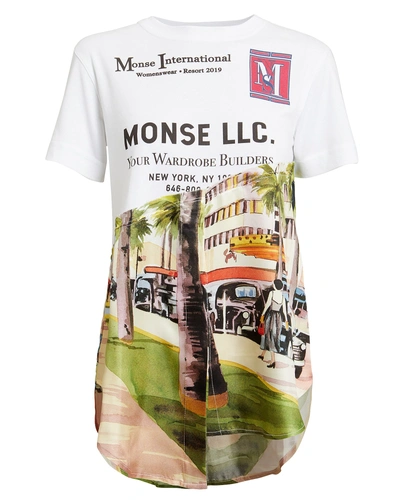 Shop Monse Torn Scenic T-shirt