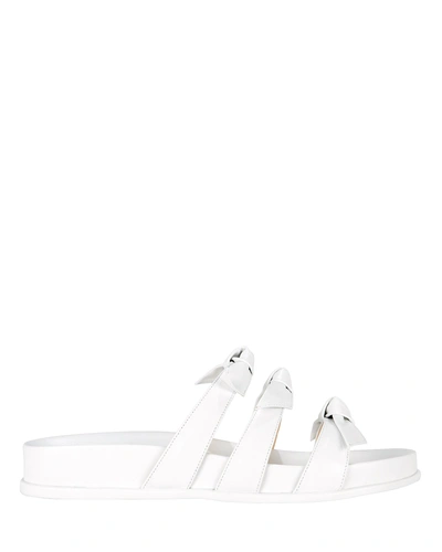 Shop Alexandre Birman Lolita Pool Slides  White 40