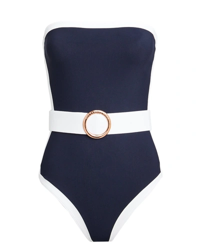 Shop Alexandra Miro Whitney Strapless One Piece Swimsuit