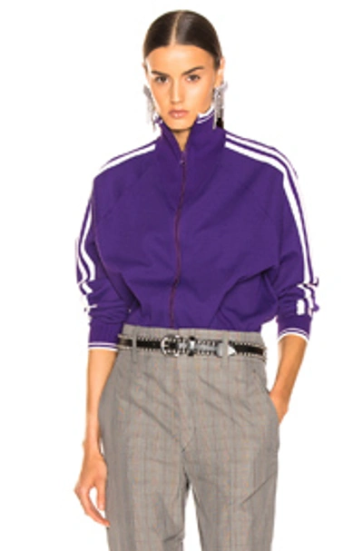 Shop Isabel Marant Étoile Isabel Marant Etoile Darcey Knit Jacket In Purple