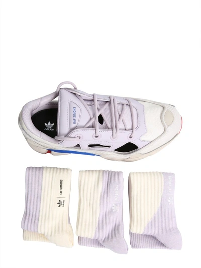 Shop Adidas Originals Replicant Ozweego Sneakers In Bianco