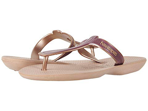 havaianas gold rose