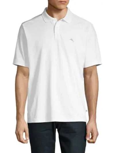 Shop Tommy Bahama Classic Short-sleeve Polo In White