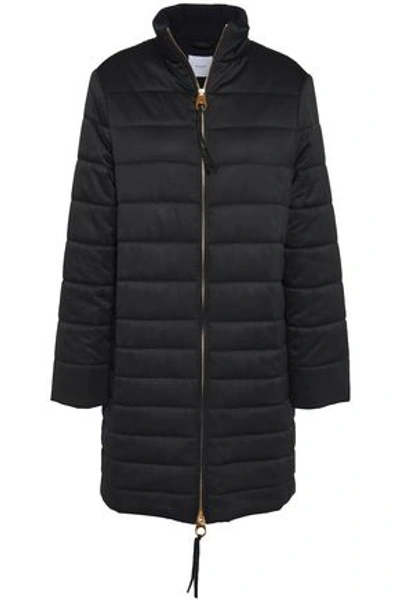 Shop Agnona Woman Quilted Shell Down Coat Black