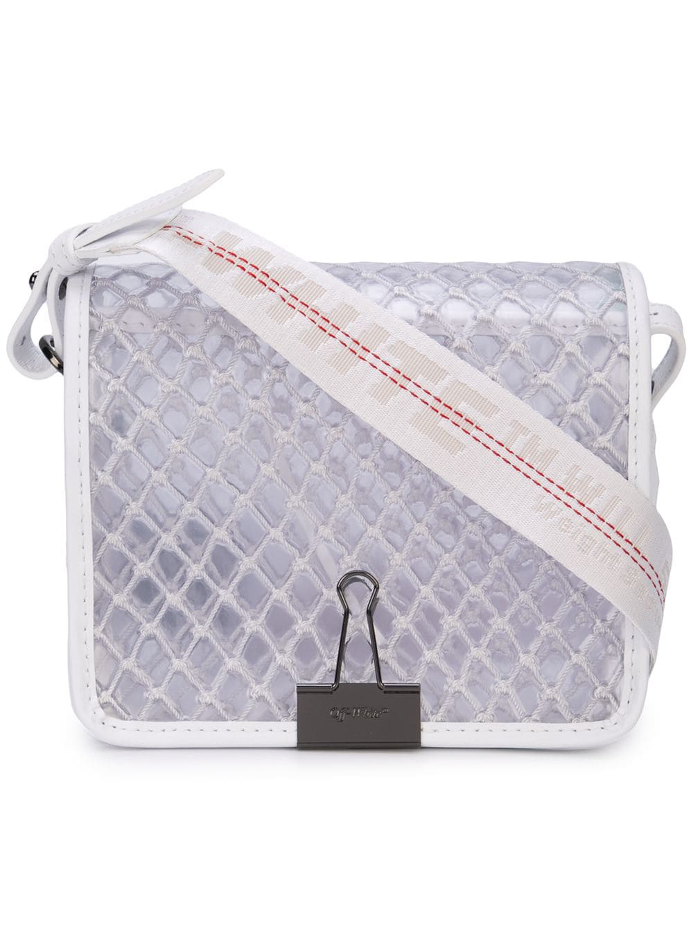 clear off white bag