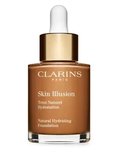 Shop Clarins Women's Skin Illusion Foundation In Brown