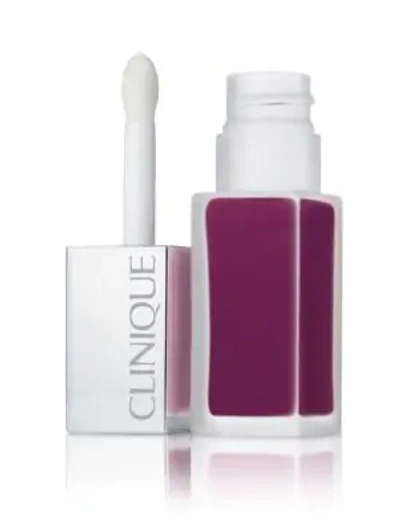 Shop Clinique Pop Liquid Matte Lip Colour + Primer In Black Licorice Pop