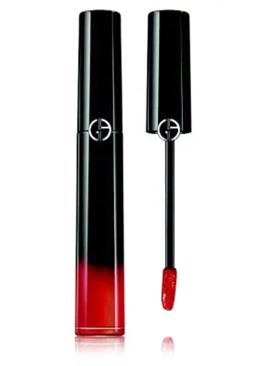 Shop Giorgio Armani Women's Ecstasy Lacquer Lip Gloss In Red