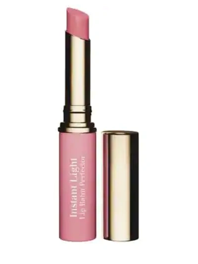 Shop Clarins Instant Light Lip Balm Perfector In 01 Rose