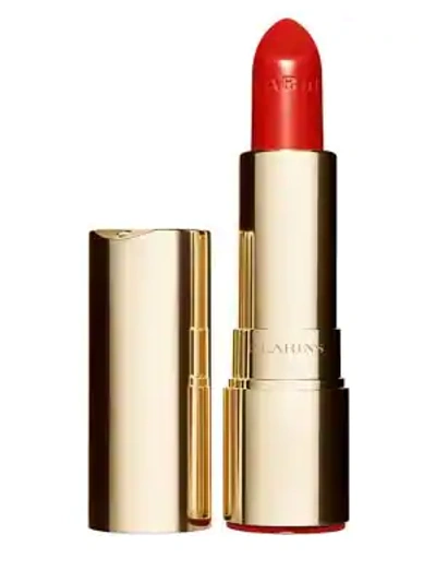 Shop Clarins Women's Joli Rouge Satin Lipstick In Red