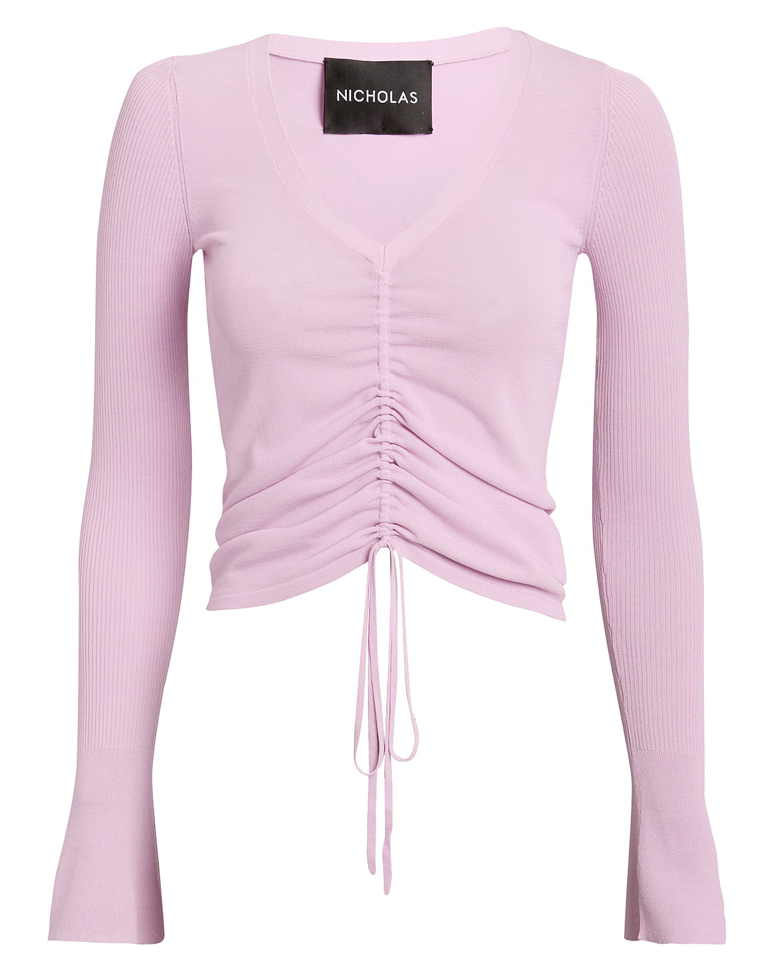 ruched knit top