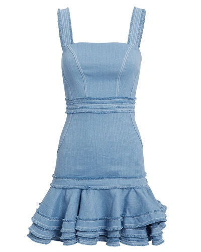 Shop Alexis Judith Mini Dress In Blue