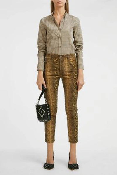 Shop Isabel Marant Étoile Aliff Snake-print Jeans In Animal