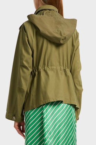 Shop 3.1 Phillip Lim / フィリップ リム Hooded Cotton Jacket In Green