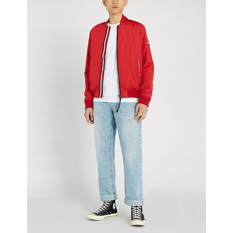 tommy padded bomber jacket