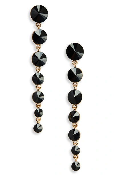 Shop Area Stars Charlton Crystal Drop Earrings (nordstrom Exclusive) In Black