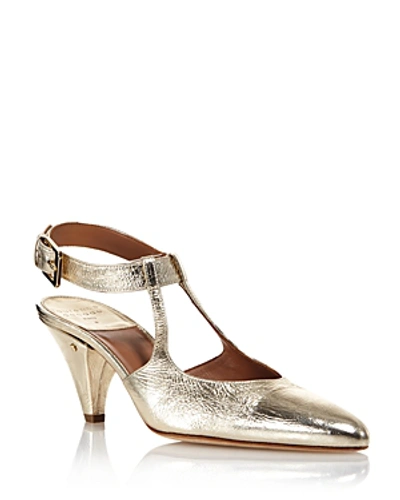 Shop Laurence Dacade Women's Tosca Mary Jane Slingback Pumps In Platine