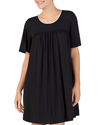 Shop Kate Spade New York Gathered Sleep Dress In Black