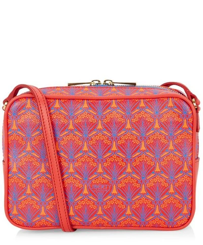 Shop Liberty London Maddox Iphis Canvas Cross-body Bag In Red