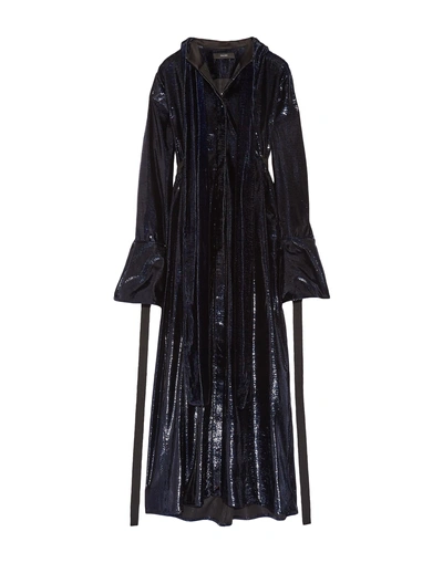 Shop Ellery Long Dress In Dark Blue